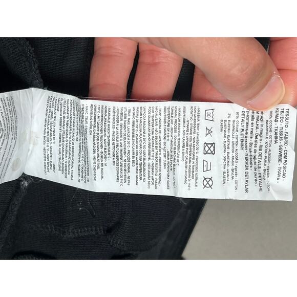 Emporio Armani EA7 Full ZIP SWEATSHIRT Black Sz S Comfort Casual Jacket Mens - Picture 10 of 16